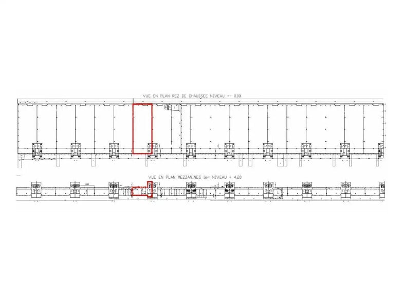 Local d’activités dans Aulnay-sous-Bois à louer - Plan d’étage – Image 2 sur 3