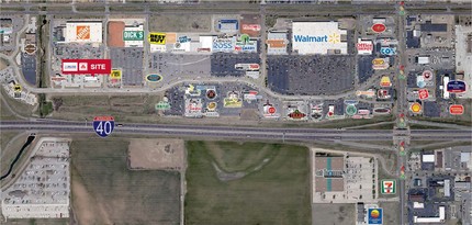 I-40 & Rockwell Ave, Oklahoma City, OK - VUE AÉRIENNE  vue de carte