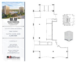 1415 W 22nd St, Oak Brook, IL à louer Plan d’étage– Image 2 sur 2