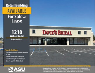 Plus de détails pour 1210 Wible Rd, Bakersfield, CA - Local commercial à vendre