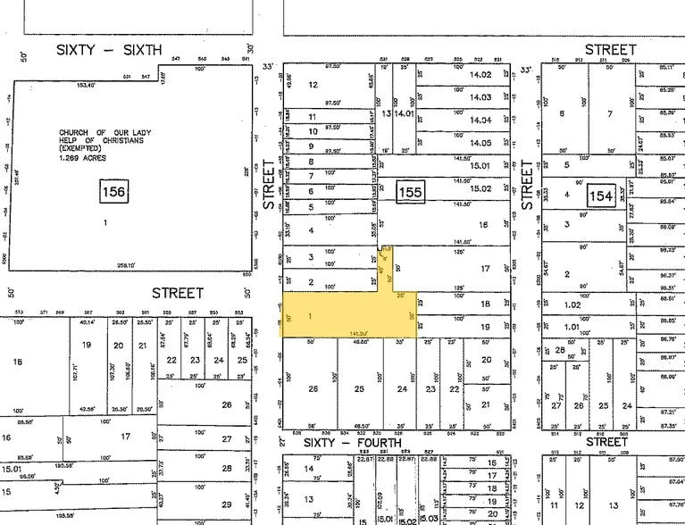 6408-6410 Polk St, West New York, NJ à vendre - Plan cadastral – Image 2 sur 2