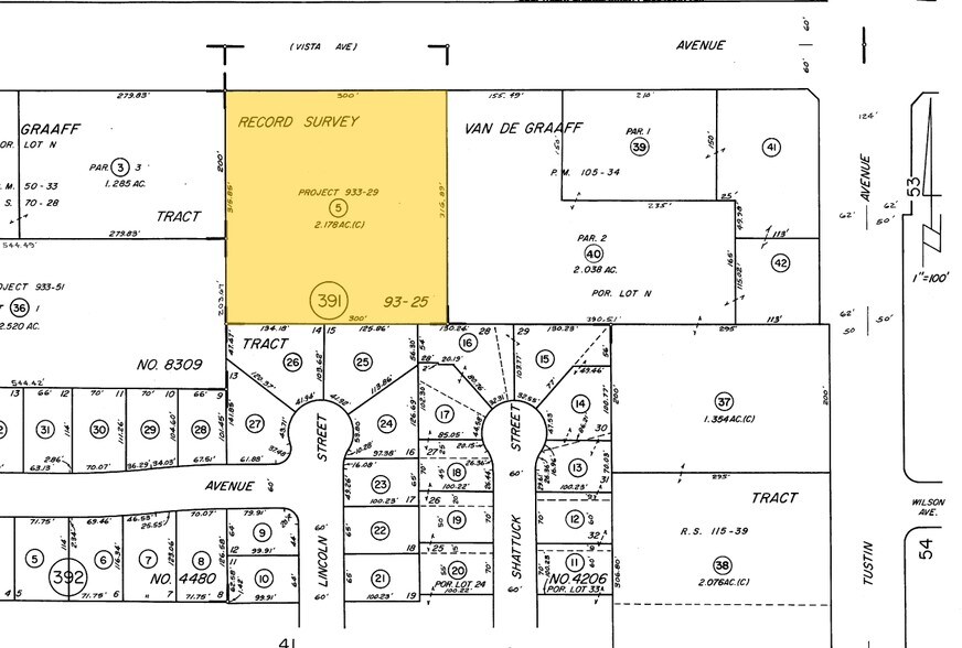 1500 E Katella Ave, Orange, CA à vendre - Plan cadastral – Image 2 sur 34