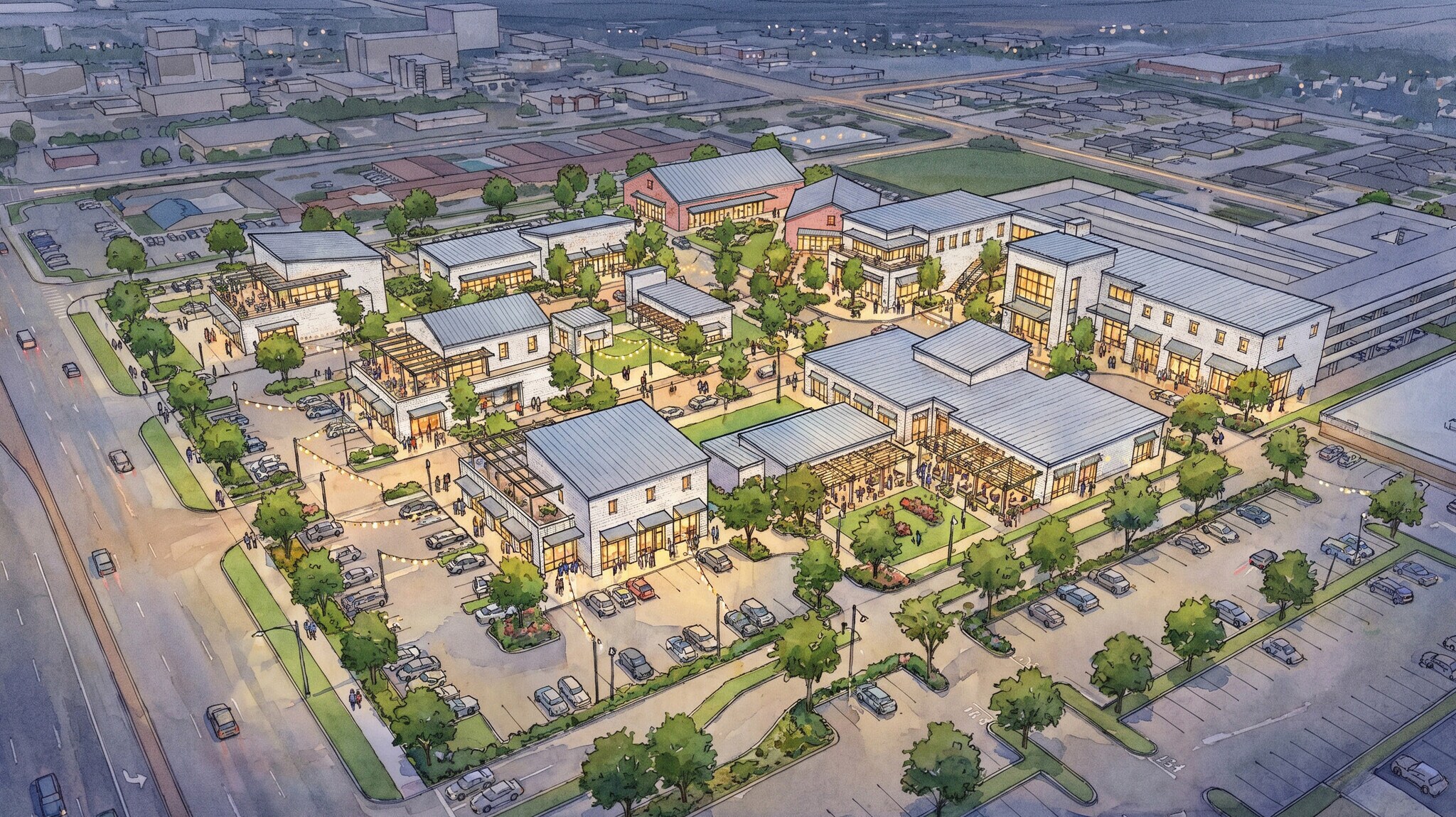 SEQ of Texas Avenue and University Dr, College Station, TX à louer Plan de site– Image 1 sur 3