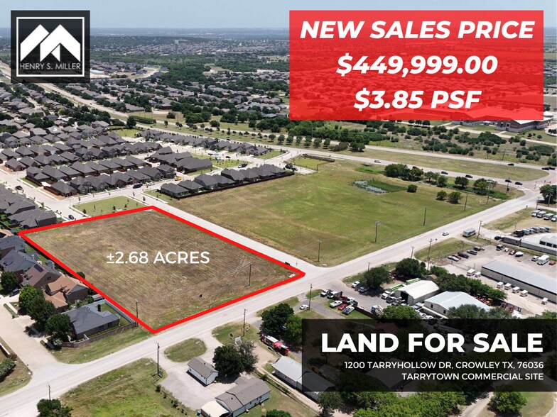1200 Tarryhollow Dr, Crowley, TX à vendre - Photo de l’immeuble – Image 1 sur 1