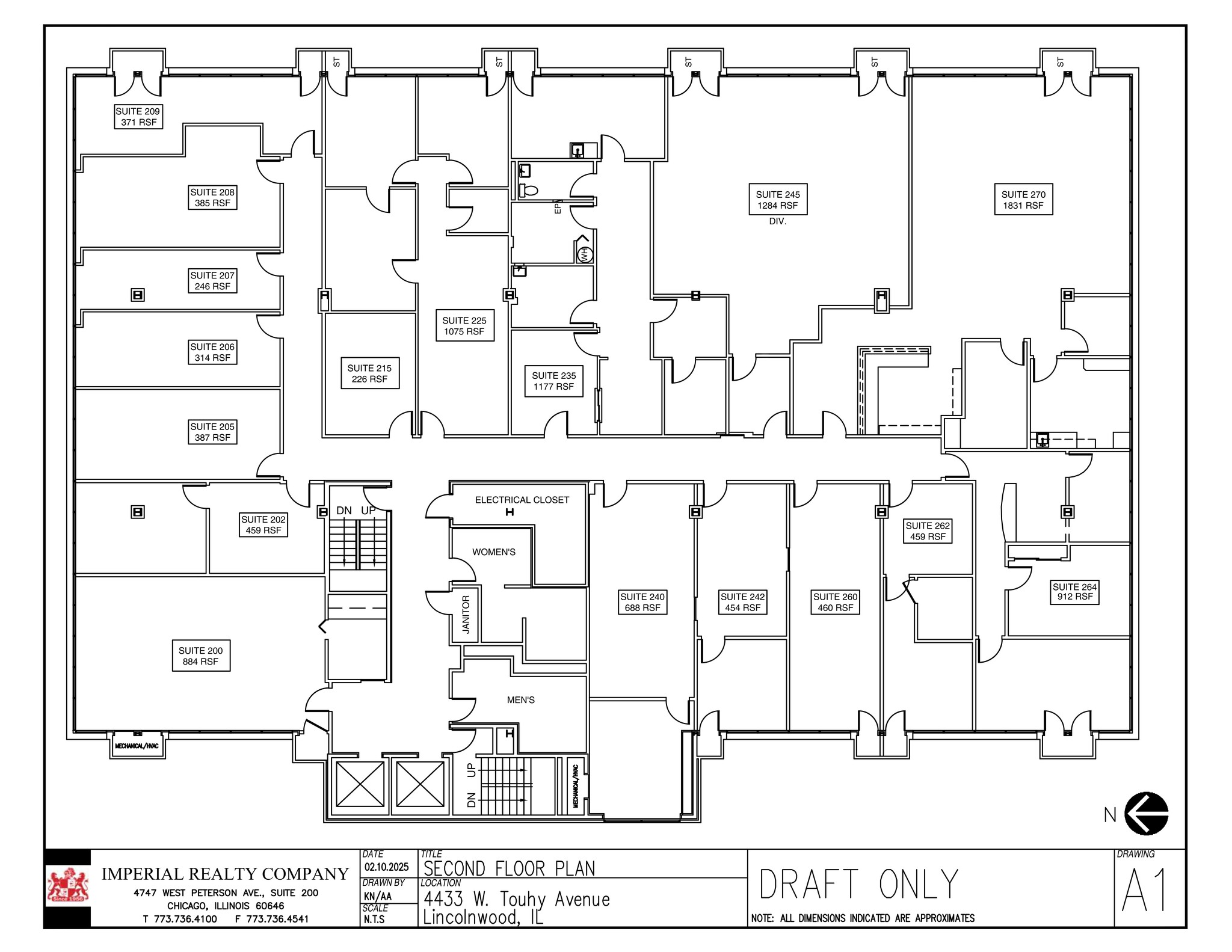 4433 W Touhy Ave, Lincolnwood, IL à louer Plan de site– Image 1 sur 1