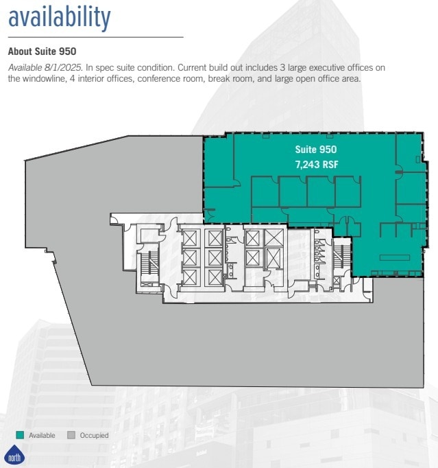 655 W Broadway, San Diego, CA à louer Plan d’étage– Image 1 sur 1