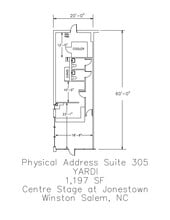 301-401 Jonestown Rd, Winston-Salem, NC à louer Plan de site– Image 1 sur 2