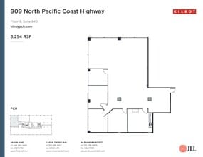909 N Pacific Coast Hwy, El Segundo, CA à louer Plan de site– Image 1 sur 1