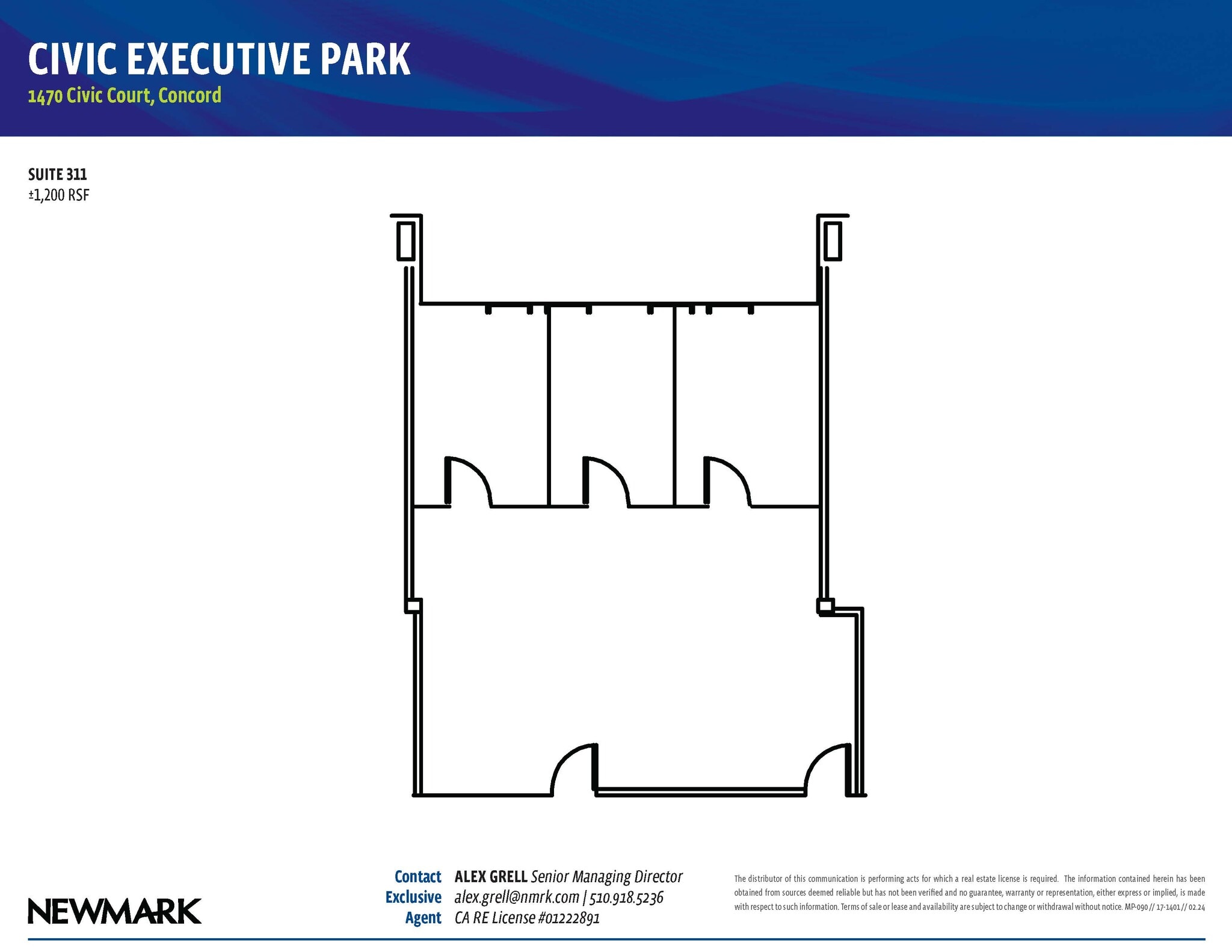 1470 Civic Cir, Concord, CA à louer Plan d’étage– Image 1 sur 1