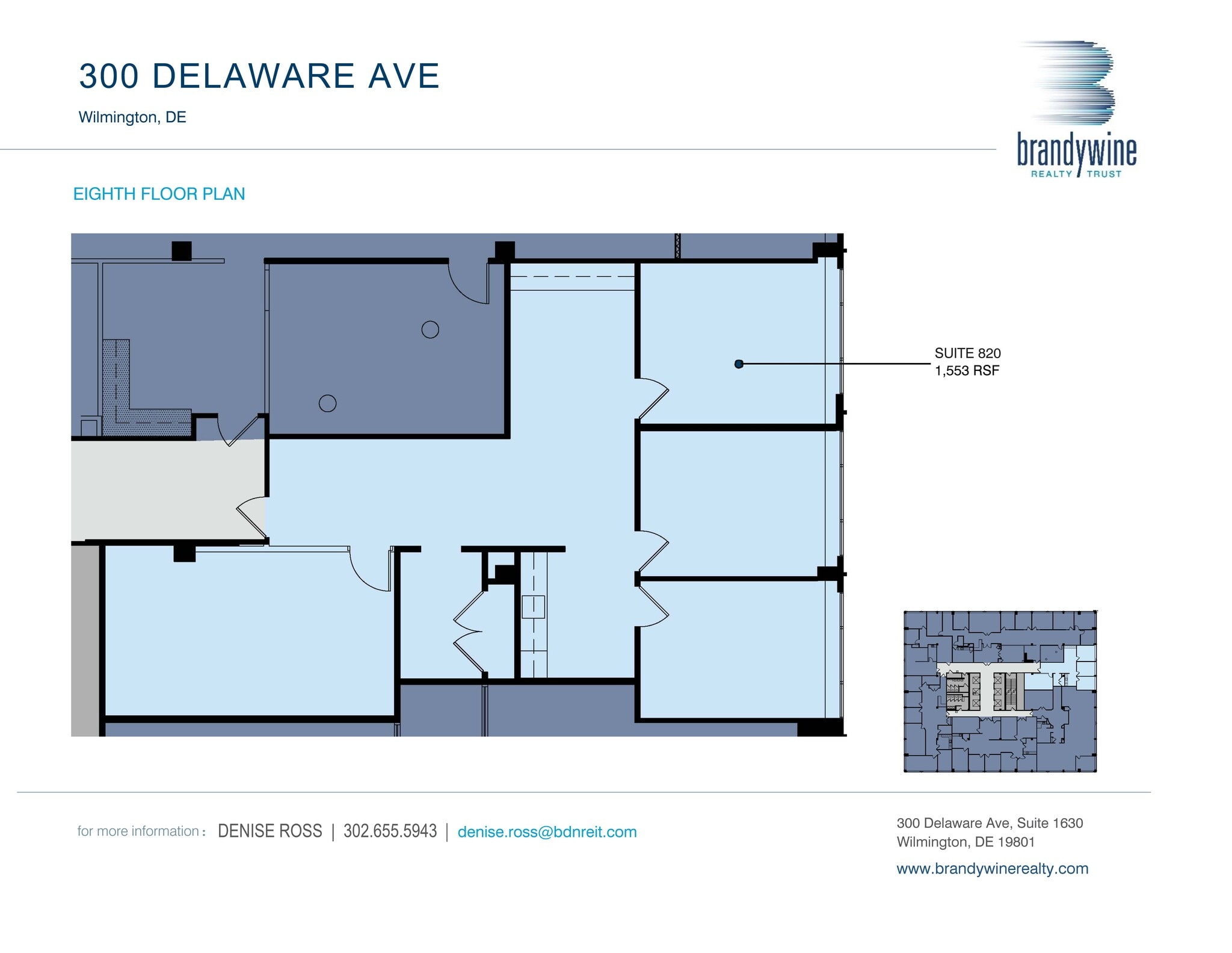 300 Delaware Ave, Wilmington, DE à louer Plan de site– Image 1 sur 1
