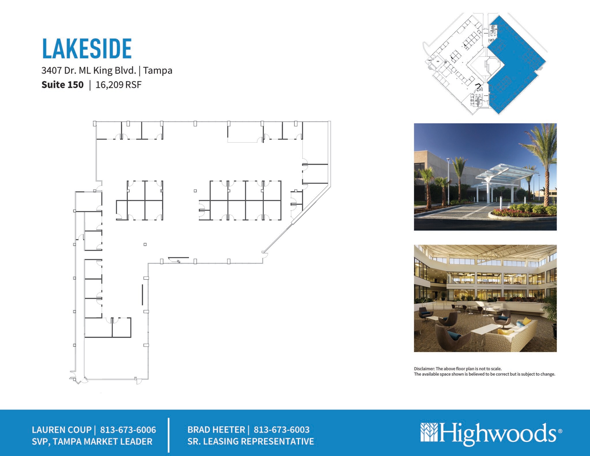 3407 W Dr Martin Luther King Jr Blvd, Tampa, FL à louer Plan d’étage– Image 1 sur 1