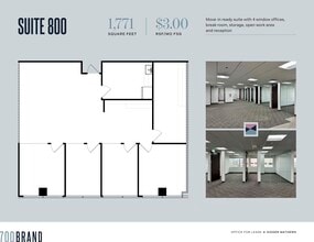 700 N Brand Blvd, Glendale, CA à louer Plan d’étage– Image 1 sur 3
