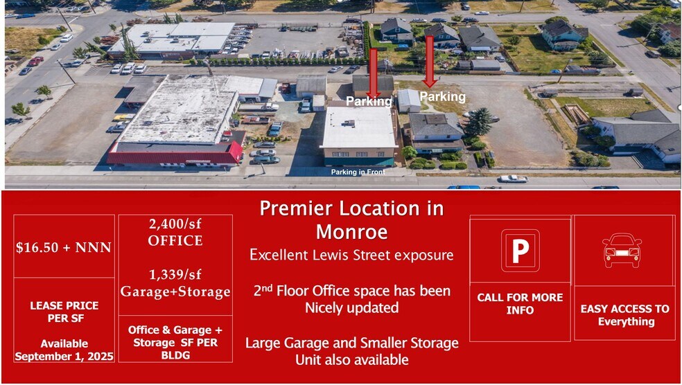 223 S Lewis St, Monroe, WA à louer - Aérien – Image 2 sur 10