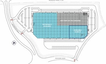 537 Discovery Dr, West Chicago, IL à louer Plan de site– Image 2 sur 2