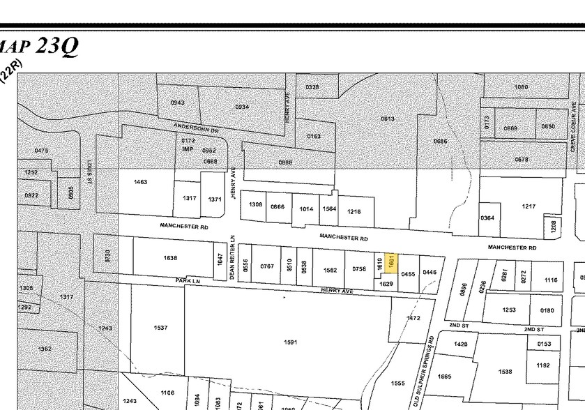 14366 Manchester Rd, Manchester, MO à louer - Plan cadastral – Image 2 sur 10