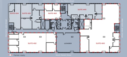 111 W Saint John St, San Jose, CA à louer Plan d’étage– Image 1 sur 1