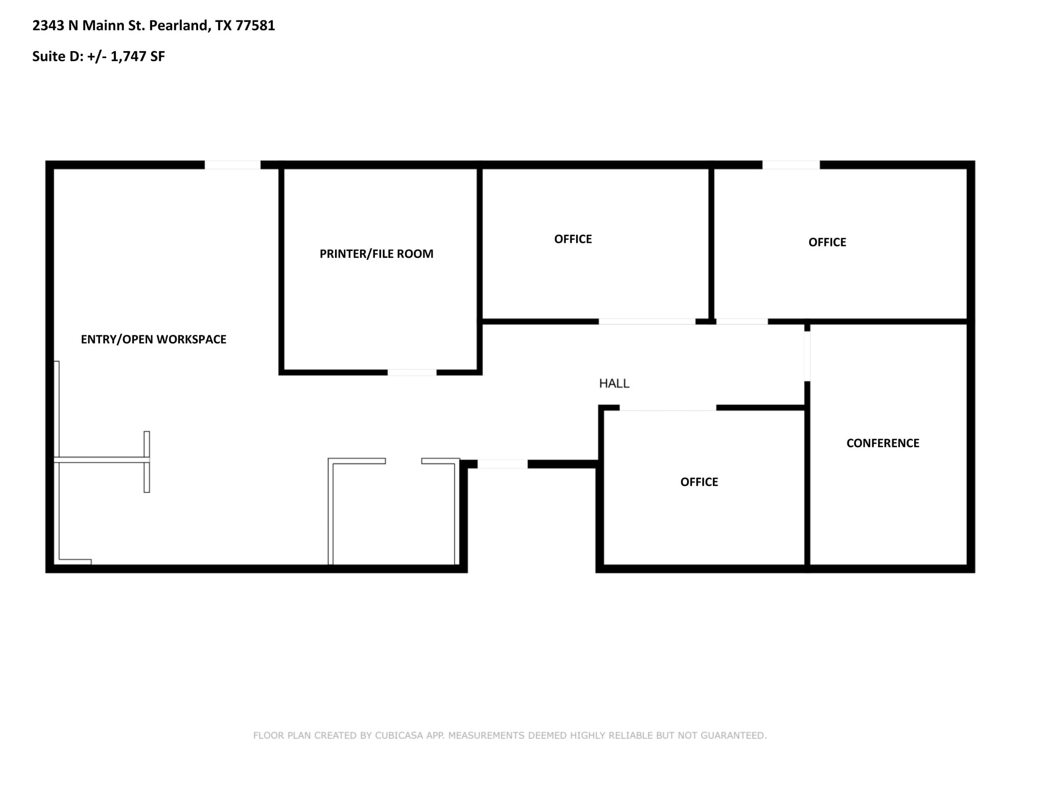 2343 N Main St, Pearland, TX à louer Plan de site– Image 1 sur 11