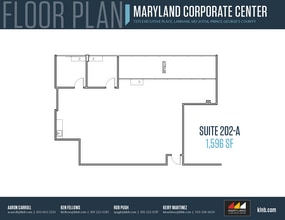 7375 Executive Pl, Lanham, MD à louer Plan d’étage– Image 1 sur 1
