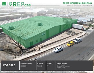 Plus de détails pour 4673 Osborne Dr, El Paso, TX - Industriel/Logistique à vendre