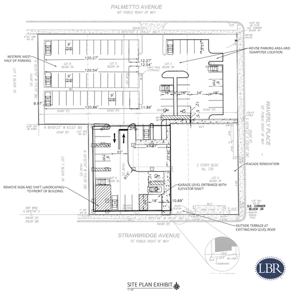 730 E Strawbridge Ave, Melbourne, FL à louer - Plan de site – Image 3 sur 3