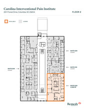 2611 Forest Dr, Columbia, SC à louer Plan d’étage– Image 1 sur 1