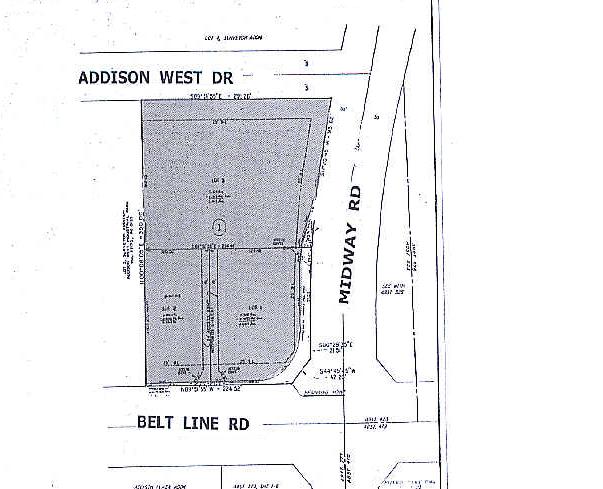 4151 Belt Line Rd, Addison, TX à louer - Plan cadastral – Image 2 sur 6