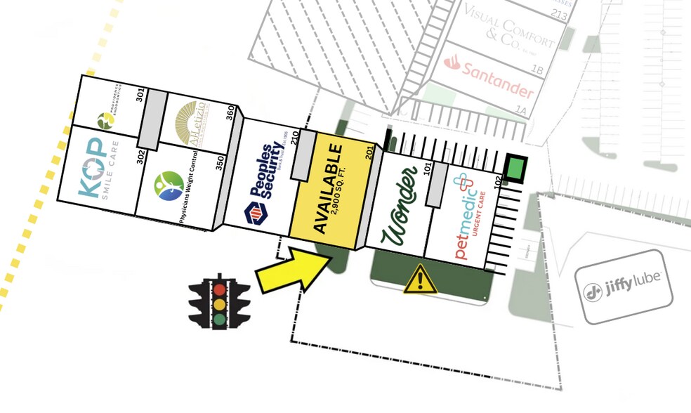 600 W DeKalb Pike, King Of Prussia, PA à louer - Plan de site – Image 3 sur 4