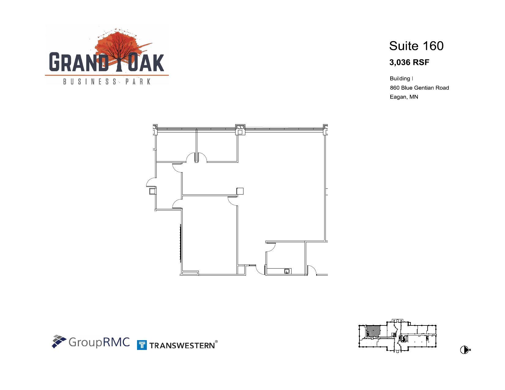860 Blue Gentian Rd, Eagan, MN à louer Plan d’étage– Image 1 sur 1