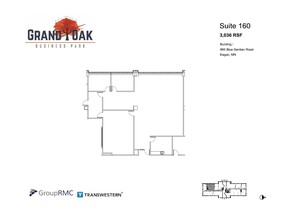 860 Blue Gentian Rd, Eagan, MN à louer Plan d’étage– Image 1 sur 1