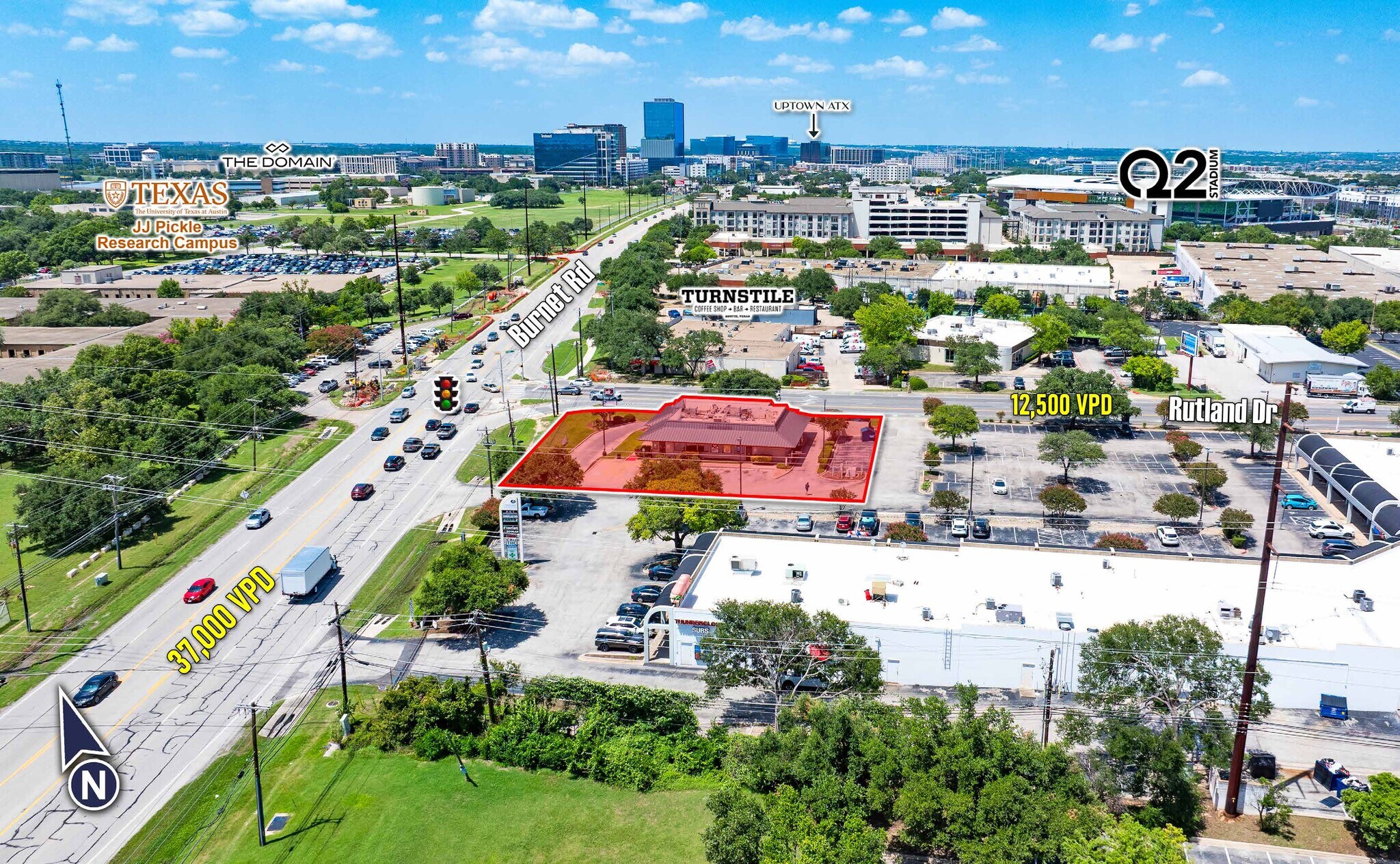 9825 Burnet Rd, Austin, TX à louer Photo de l’immeuble– Image 1 sur 5