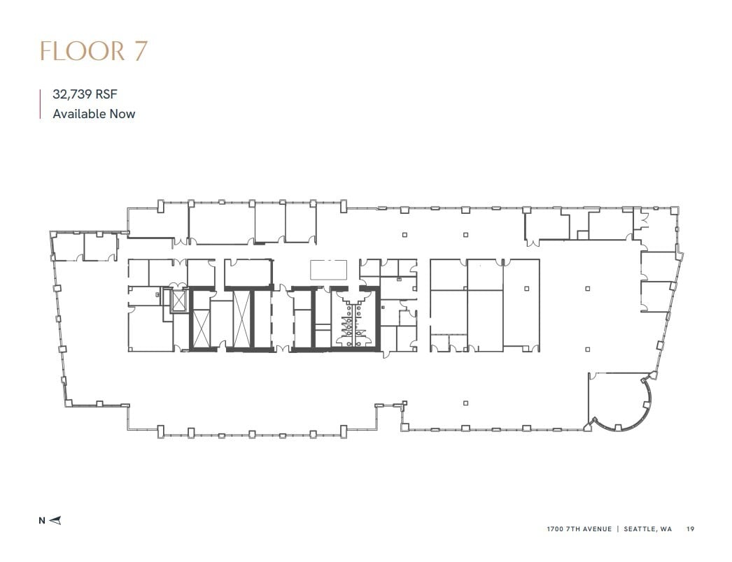 1700 7th Ave, Seattle, WA à louer Plan d’étage– Image 1 sur 1