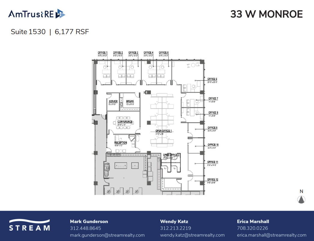 33 W Monroe St, Chicago, IL à louer Plan d’étage– Image 1 sur 1