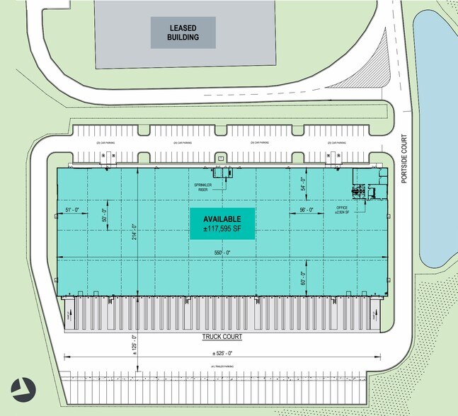 170 Portside Ct, Savannah, GA à louer - Plan de site – Image 2 sur 2