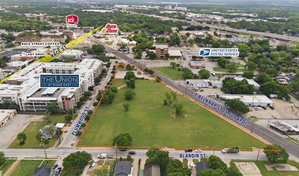 2819 E Belknap St, Fort Worth, TX à vendre - Aérien – Image 1 sur 3