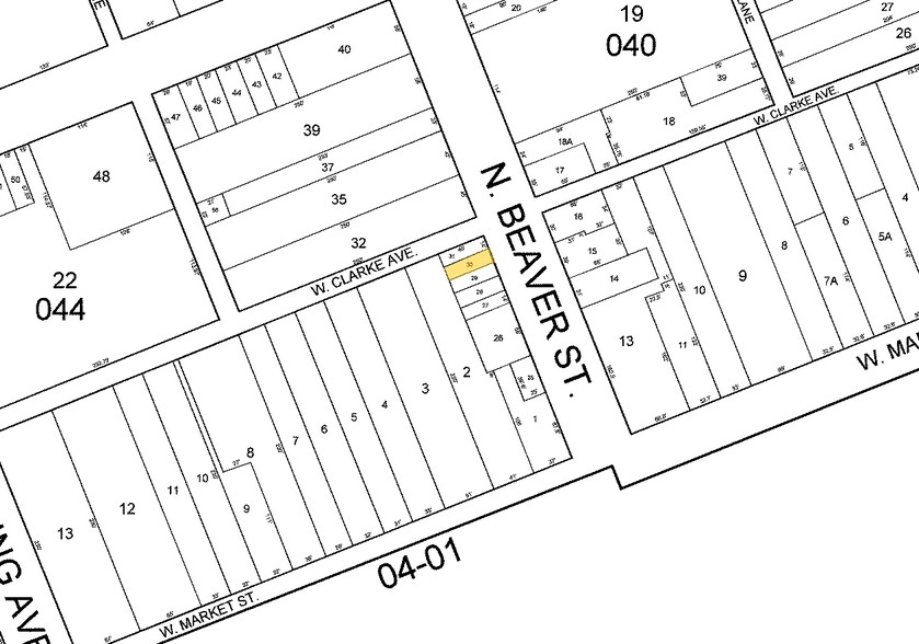 6-8 N Beaver St, York, PA à vendre - Plan cadastral – Image 3 sur 3