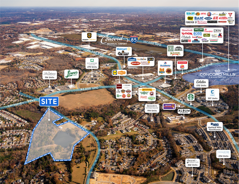 3501 Beard Rd, Charlotte, NC à vendre - Photo principale – Image 1 sur 5