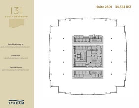 131 S Dearborn St, Chicago, IL à louer Plan d’étage– Image 1 sur 1