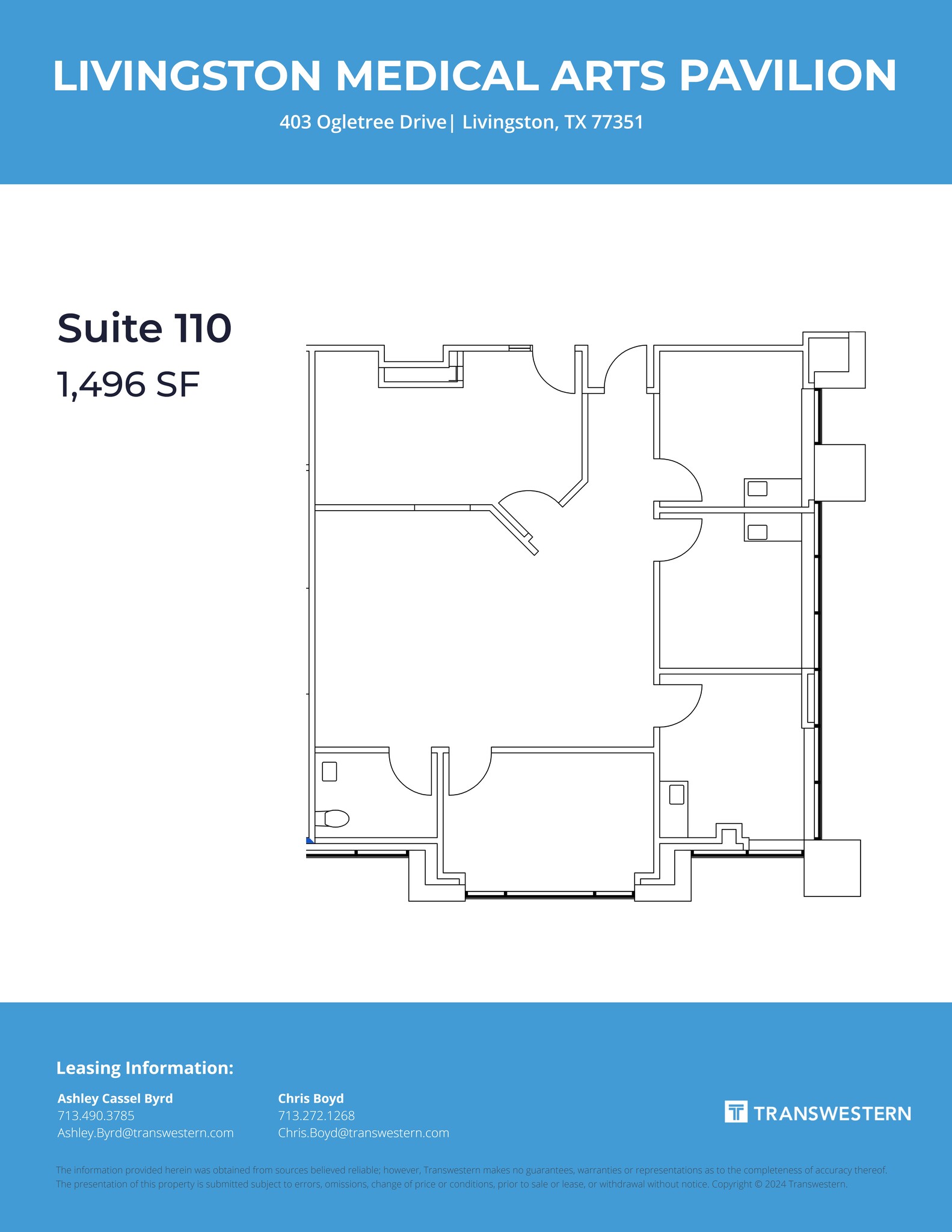 403 Ogletree Dr, Livingston, TX à louer Plan de site– Image 1 sur 2