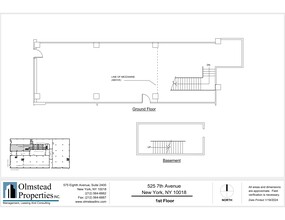 525 Seventh Ave, New York, NY à louer Plan de site– Image 1 sur 1