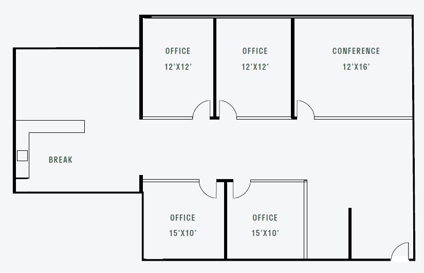 451 A St, San Diego, CA à louer Plan d’étage– Image 1 sur 15