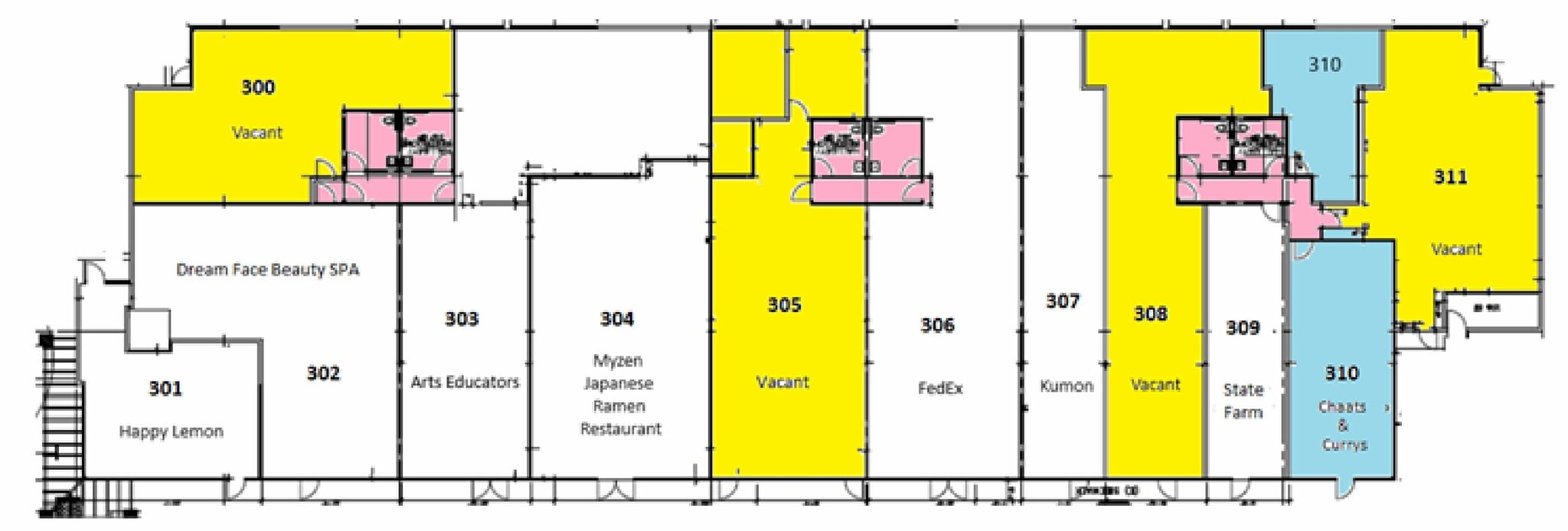 510 Lawrence Expy, Sunnyvale, CA à louer Plan d’étage– Image 1 sur 2