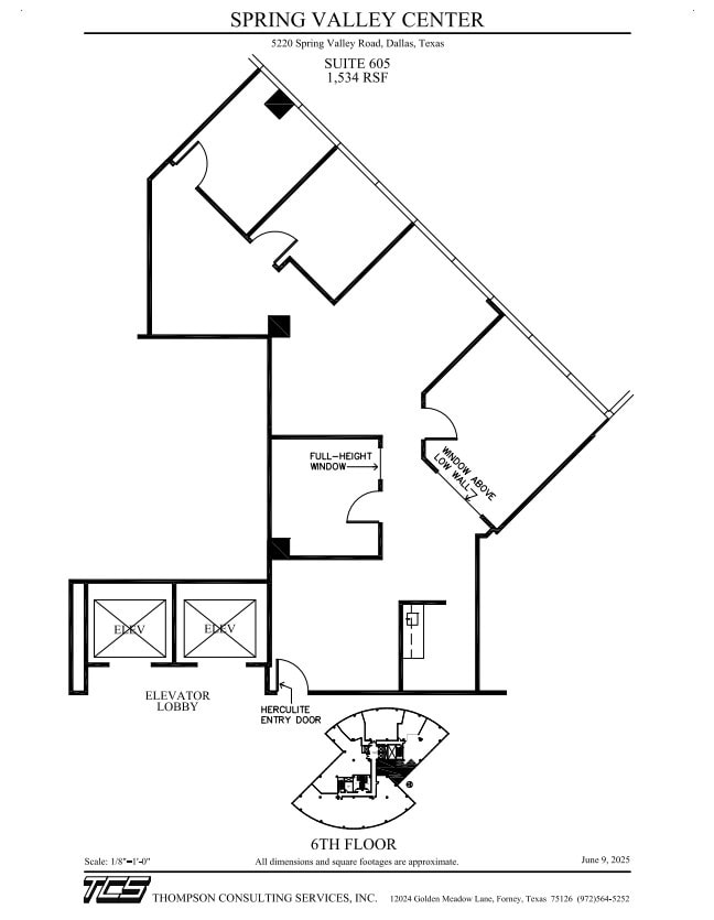 5220 Spring Valley Rd, Dallas, TX à louer Plan d’étage– Image 1 sur 1