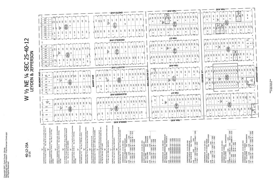 3118 N Harlem Ave, Chicago, IL à vendre - Plan cadastral – Image 3 sur 5
