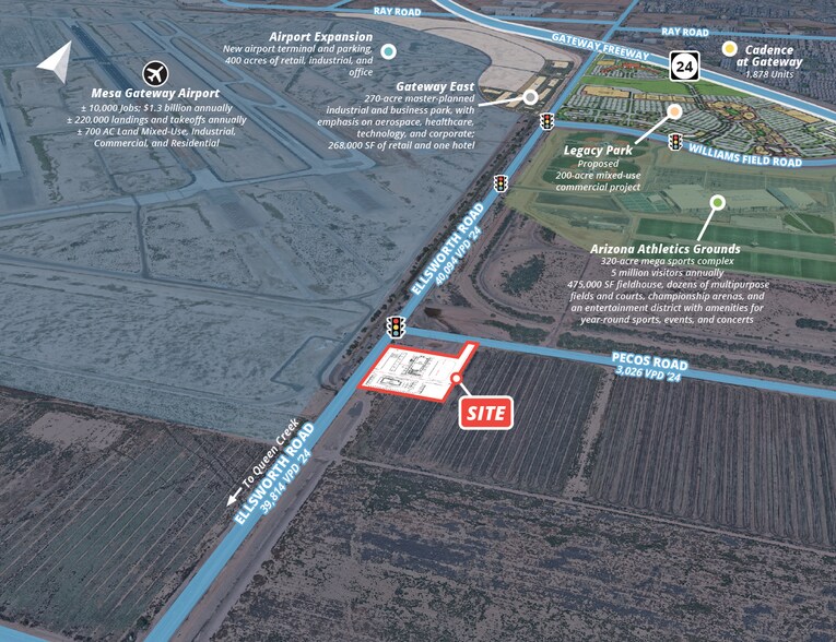 SEC Pecos Rd & Ellsworth rd, Mesa, AZ à louer - Photo de l’immeuble – Image 1 sur 1