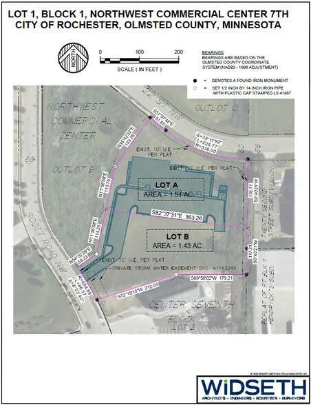2056 Scott Rd NW, Rochester, MN à vendre - Plan cadastral – Image 3 sur 3