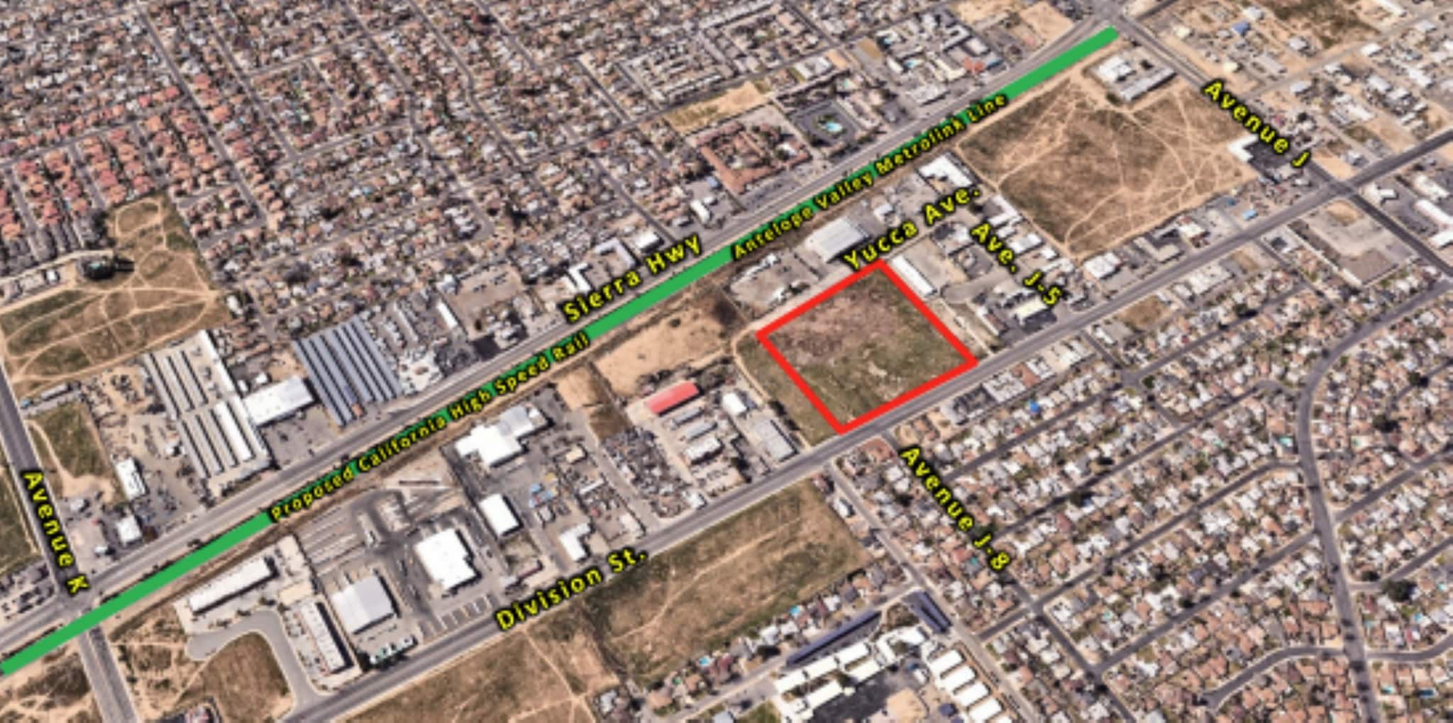 Division St & Ave J, Lancaster, CA à vendre Aérien– Image 1 sur 4