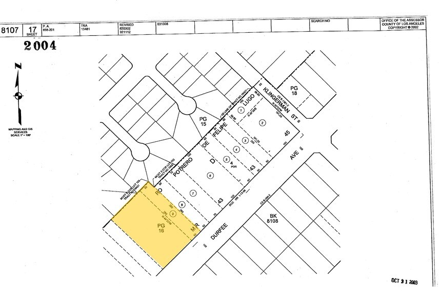 2253-2307 Durfee Ave, El Monte, CA à vendre - Plan cadastral – Image 2 sur 5