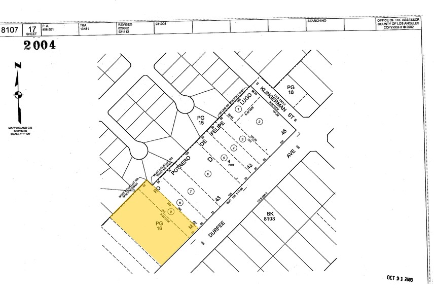 2253-2307 Durfee Ave, El Monte, CA à louer - Plan cadastral – Image 3 sur 5