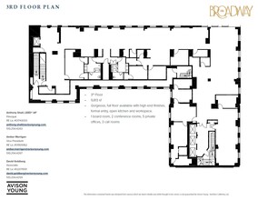 1212 Broadway, Oakland, CA à louer Plan d’étage– Image 1 sur 2