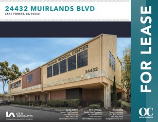 Plus de détails pour 24432 Muirlands Blvd, Lake Forest, CA - Bureau à louer